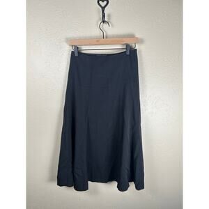 Vintage Eddie Bauer Skirt Size 6 Black Midi Length Whimsical Whimsygoth Fairy